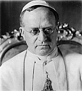 Pius XI was quite into science and shit. He met the crew of the Italia before their departure to give them an ineffective papal blessing.